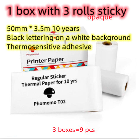 Portable Mini Thermal Label Printer Home