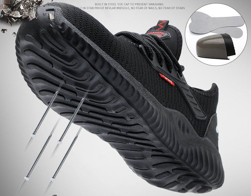Breathable Safety Shoes Anti-smashing Work Safety Shoes - TS Store