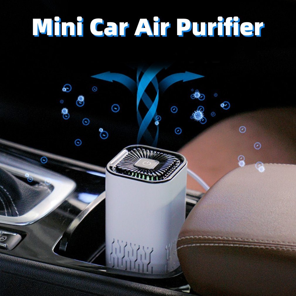 Car Air Purifier Portable Negative Ion Generator Remove Formaldehyde Dust Smoke Air Freshen Washer For Home Car - TS Store