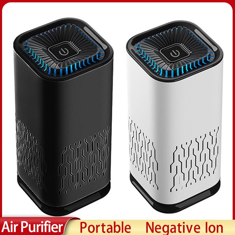 Car Air Purifier Portable Negative Ion Generator Remove Formaldehyde Dust Smoke Air Freshen Washer For Home Car - TS Store