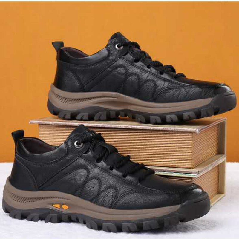 Casual Leather Shoes Outdoor Hiking Shoes - TS Store