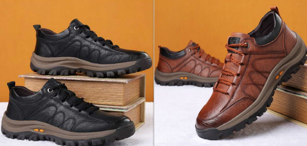 Casual Leather Shoes Outdoor Hiking Shoes - TS Store