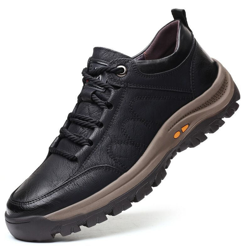 Casual Leather Shoes Outdoor Hiking Shoes - TS Store