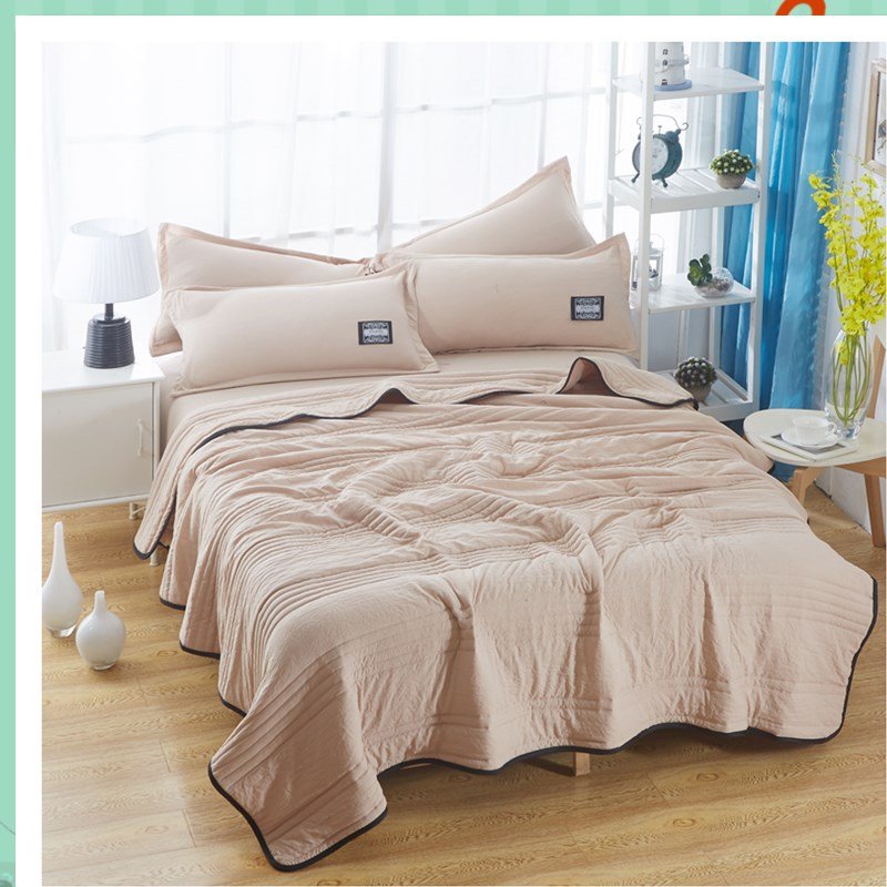 Cooling Blankets Pure Color Summer Quilt Plain Summer Cool Quilt Compressible Air - conditioning Quilt Quilt Blanket - TS Store