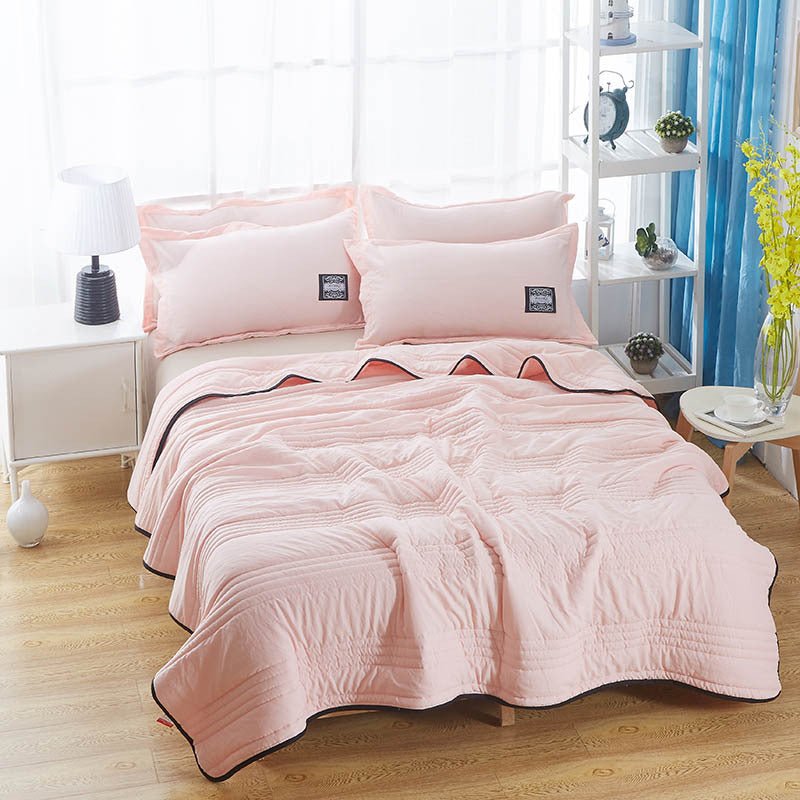 Cooling Blankets Pure Color Summer Quilt Plain Summer Cool Quilt Compressible Air - conditioning Quilt Quilt Blanket - TS Store