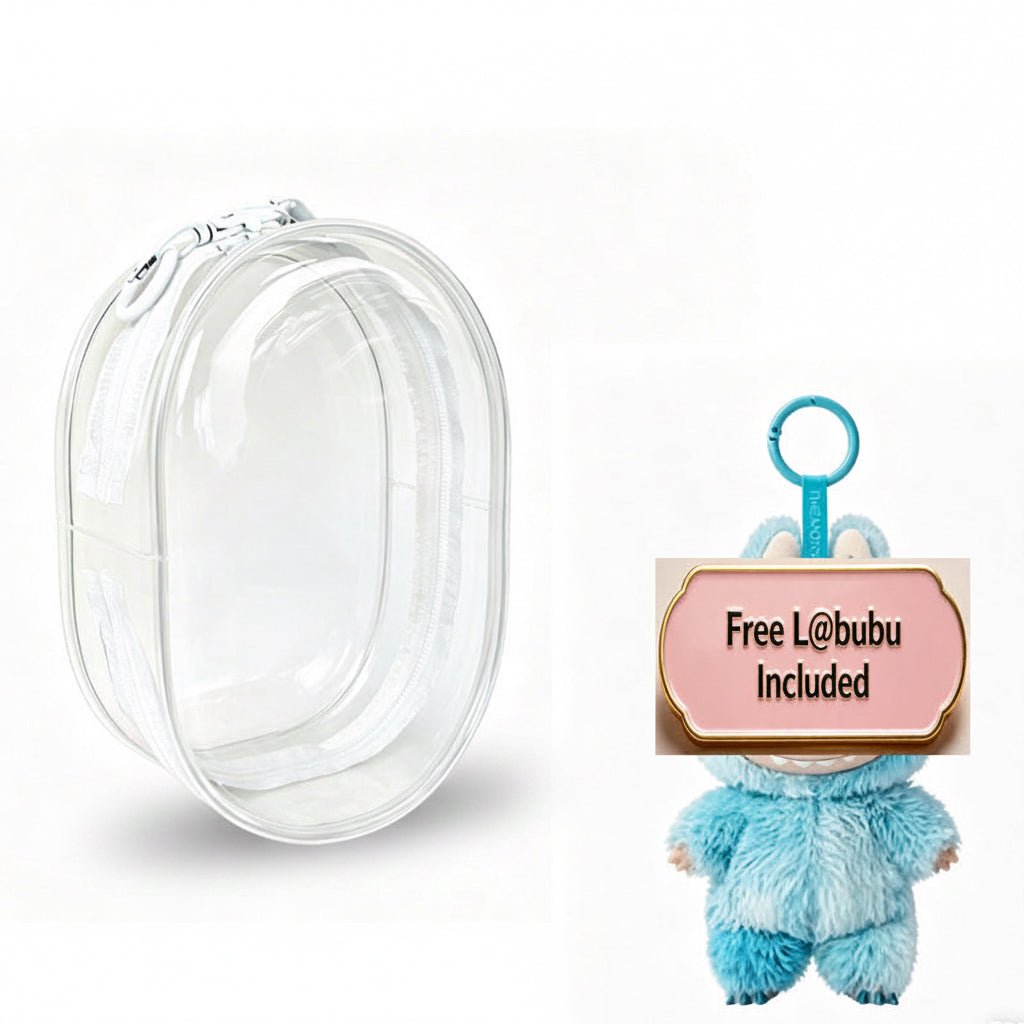 Doll Backpack,Mini Storage Case,PVC Dustproof Small Doll Bag For Mini Dolls Figures,labubu Doll Bag - TS Store