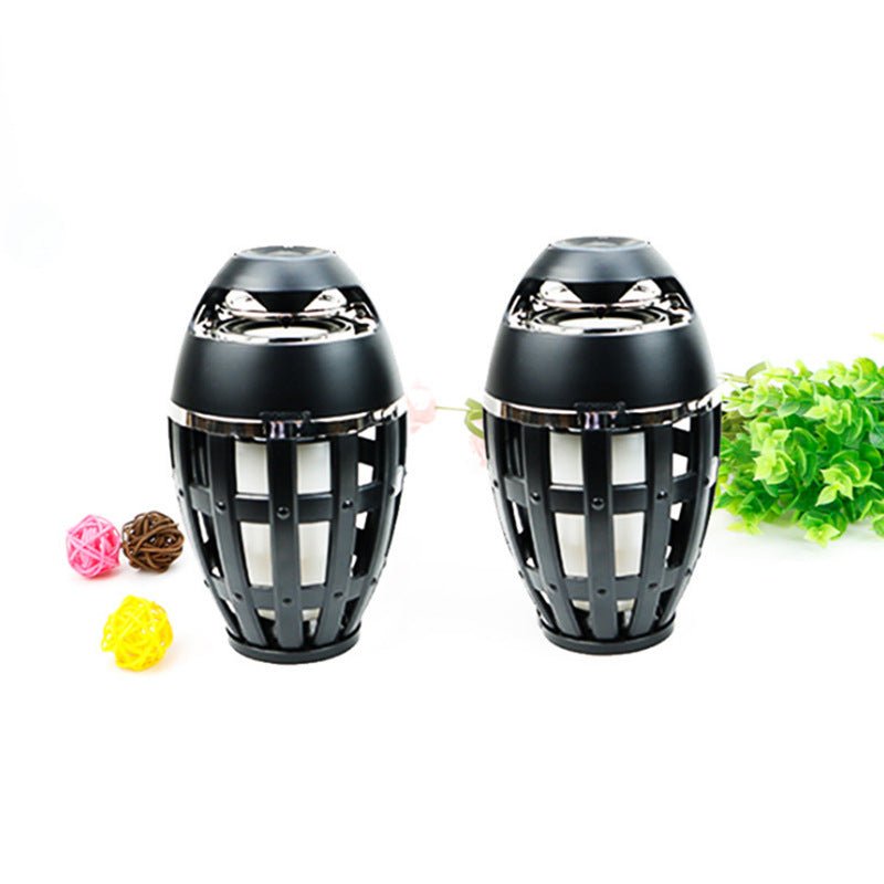 Flight - carrying Flame Bluetooth Speaker Box Home Decoration - TS Store