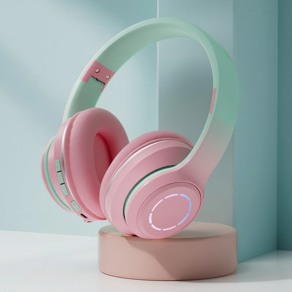Gradient Bluetooth Headset Foldable Wireless - TS Store