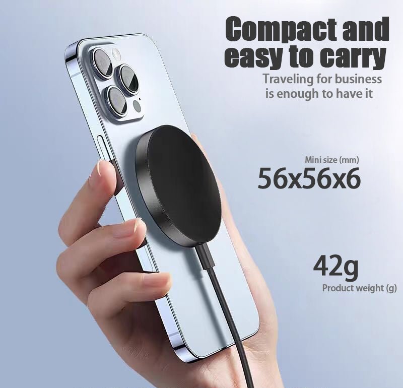 IPhone 17 Pro Pro Max Wireless Charger 15W Magnetic Wireless Fast Charging, Compatible With IPhone 12, 13, 14, 15, 16, And 17 Pro, Pro Max Series Models - TS Store