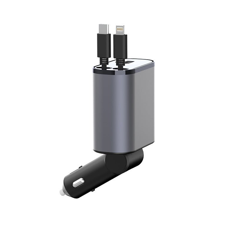 Metal Car Charger 100W Super Fast Charging - TS Store