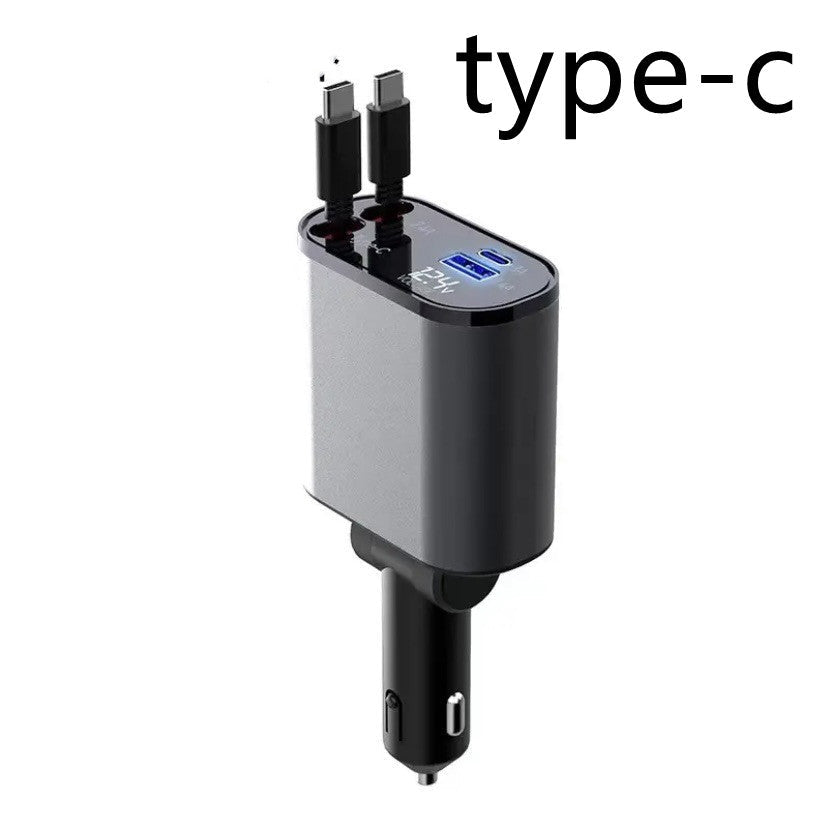 Metal Car Charger 100W Super Fast Charging - TS Store