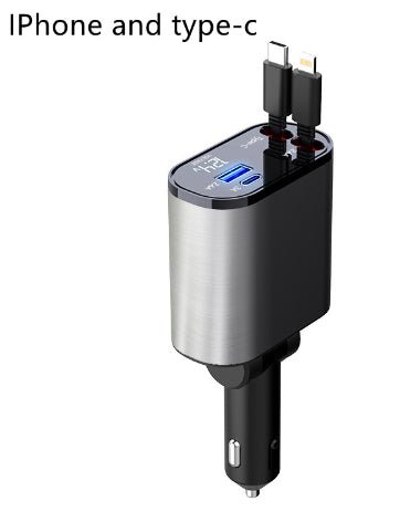Metal Car Charger 100W Super Fast Charging - TS Store