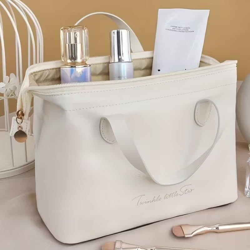 Portable Cosmetic Bag For Makeup, Skin Care Waterproof Travel Bag, Large Toilet Bag - TS Store