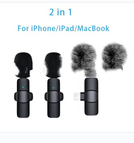 Short Video Shooting Mobile Phone Live Broadcast Wireless Lavalier Microphone - TS Store