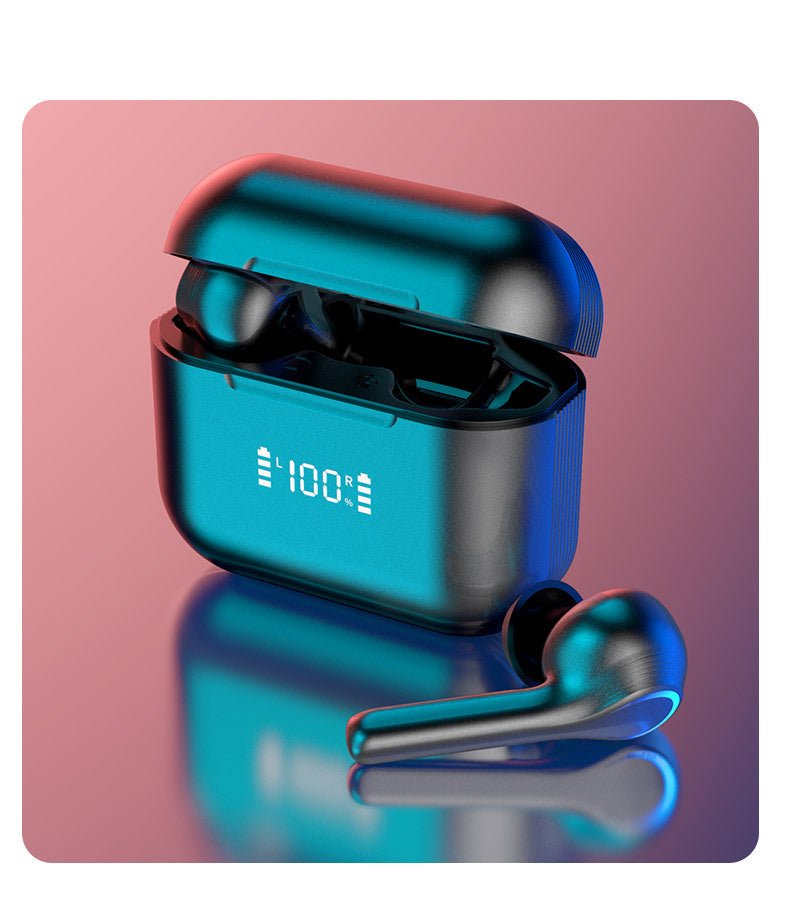 Touch Control Bluetooth Mini Earphones for Sports Music Stereo Digital Display in - ear Wireless Earbuds - TS Store