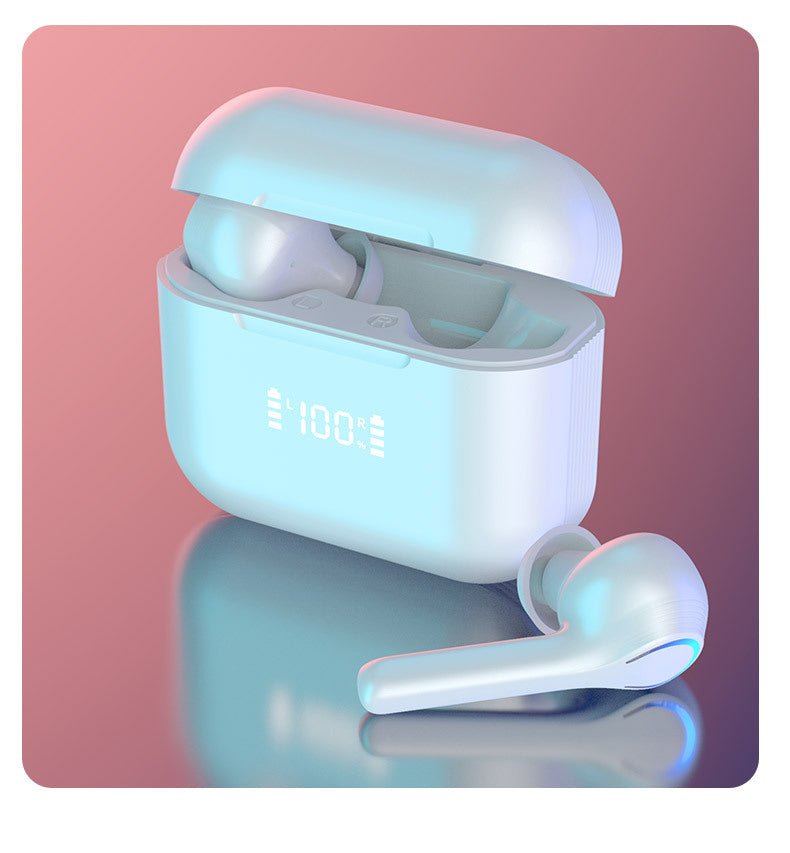 Touch Control Bluetooth Mini Earphones for Sports Music Stereo Digital Display in - ear Wireless Earbuds - TS Store