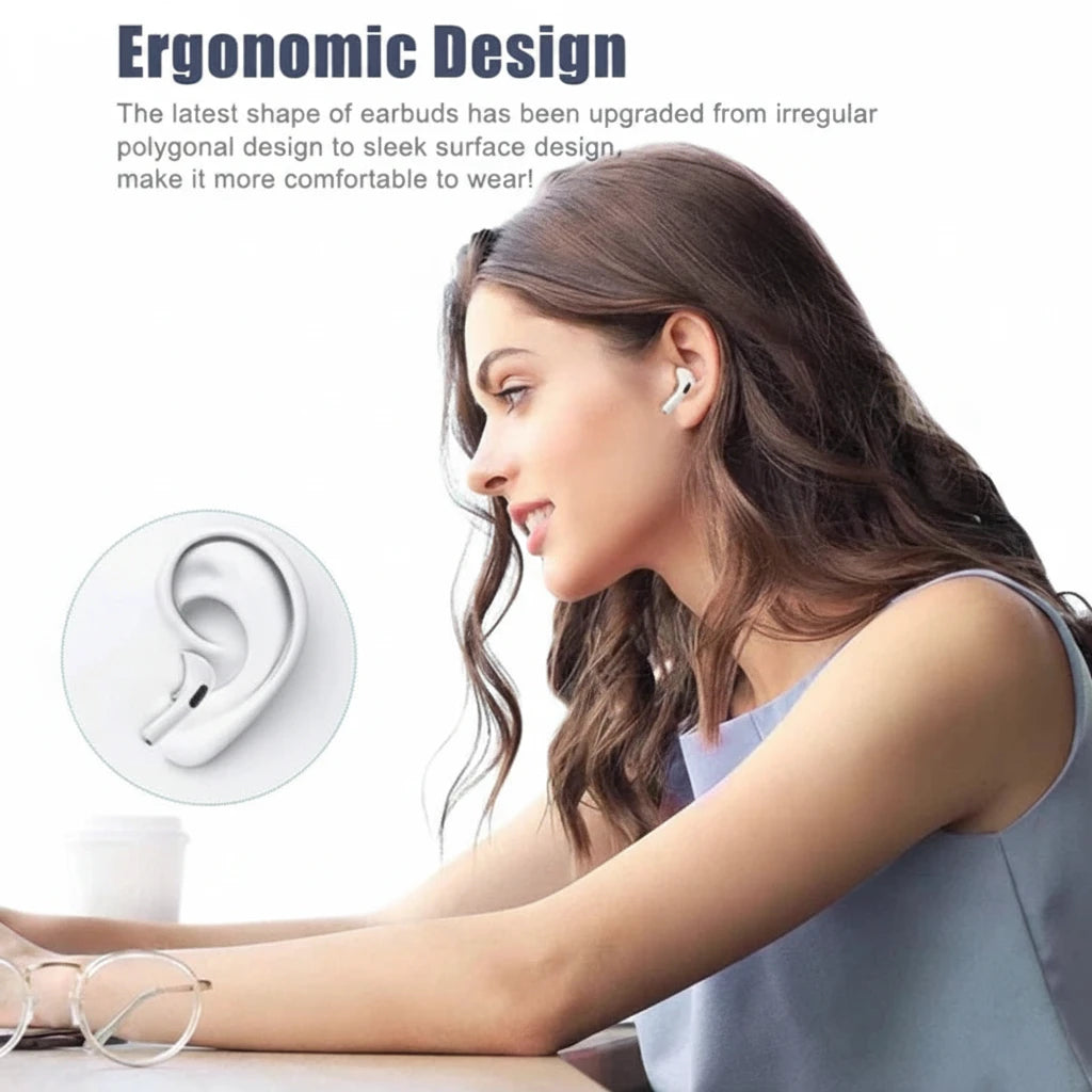 Wireless Bluetooth Earbuds with Microphone and Deep Bass - TS Store