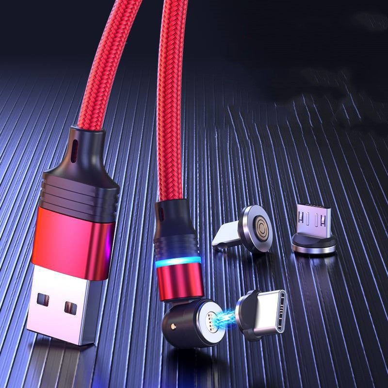 540 Grad drehbares magnetisches Ladekabel für Android Typ C