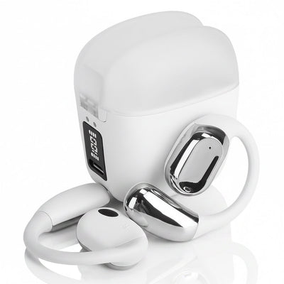 1 Set Wireless V5.4 Open Ear Earbuds With Earhook LED Display Charging Case IPX5 Waterproof 300Hrs Standby Time Touch Control Stereo Sport Headphones For Workout Running - TS Store