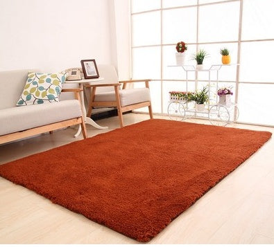 Wohnzimmer Teppichbereich Einfarbiger Teppich Flauschiger Weicher Heimdekor Weißer Plüschteppich Schlafzimmerteppich Küchenbodenmatten Weißer Teppich Tapete