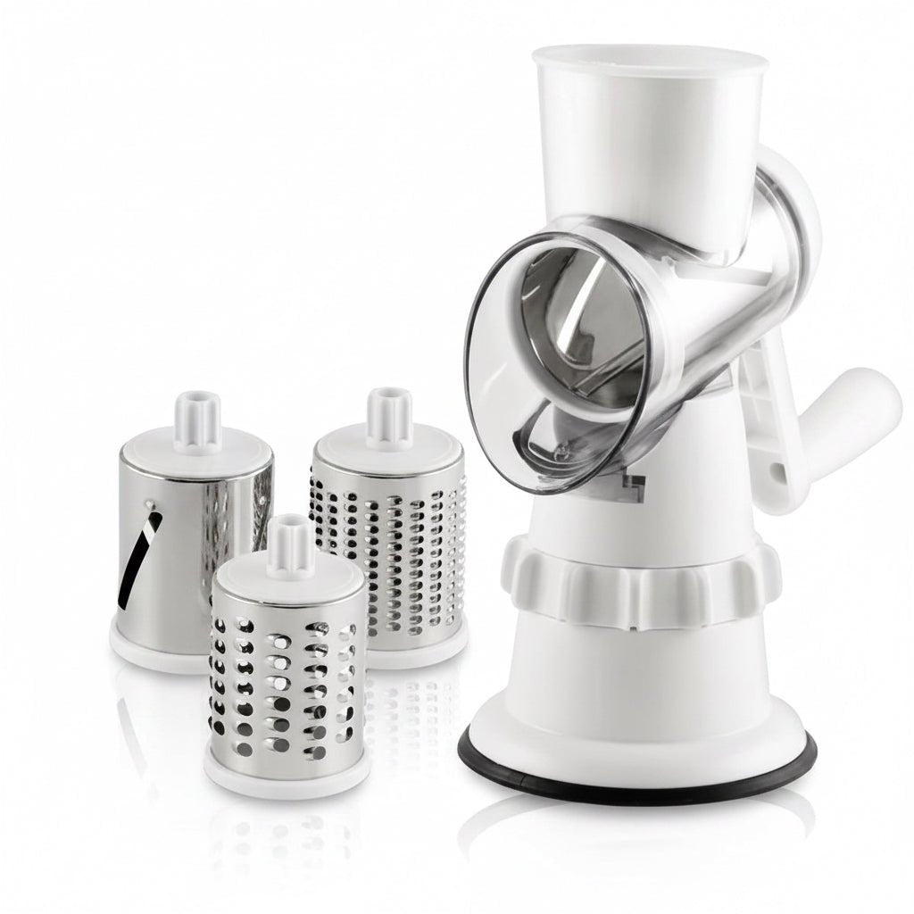 3 In 1 Vegetable Slicer Manual Kitchen Accessories Grater For Vegetable Cutter Round Chopper Mandolin Shredder Potato Home Kitchen Supplies Kitchen Gadgets - TS Store