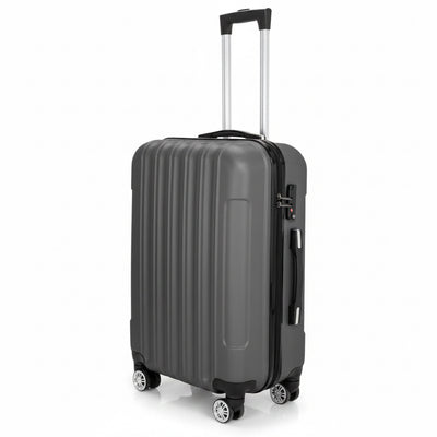 3-in-1 Multifunktionales großes Reisekoffer-Gepäckset Dunkelgrau