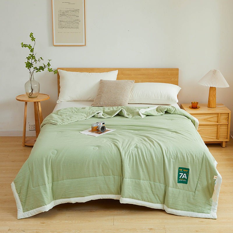 Antibacterial Raw Cotton Washable Summer Cool Quilt - TS Store