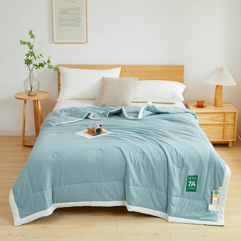 Antibacterial Raw Cotton Washable Summer Cool Quilt - TS Store