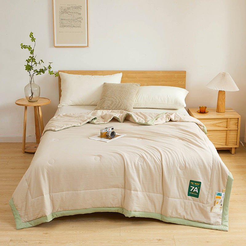 Antibacterial Raw Cotton Washable Summer Cool Quilt - TS Store