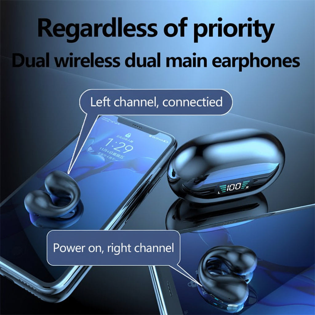 Bone Conduction Headphones TWS Earbuds - TS Store