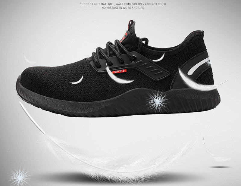 Breathable Safety Shoes Anti-smashing Work Safety Shoes - TS Store