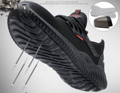 Breathable Safety Shoes Anti-smashing Work Safety Shoes - TS Store