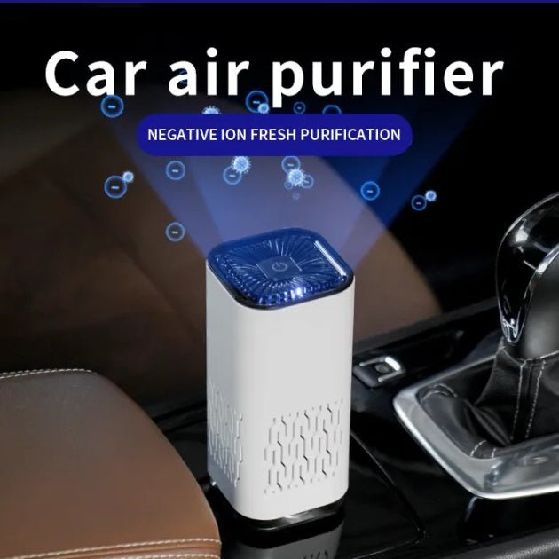 Car Air Purifier Portable Negative Ion Generator Remove Formaldehyde Dust Smoke Air Freshen Washer For Home Car - TS Store