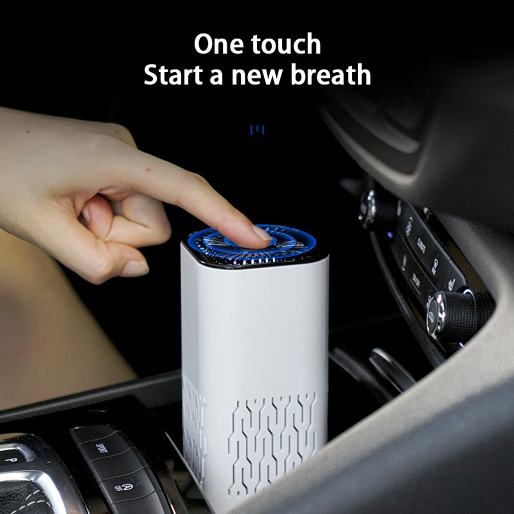 Car Air Purifier Portable Negative Ion Generator Remove Formaldehyde Dust Smoke Air Freshen Washer For Home Car - TS Store