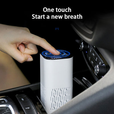 Car Air Purifier Portable Negative Ion Generator Remove Formaldehyde Dust Smoke Air Freshen Washer For Home Car - TS Store