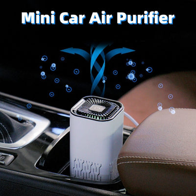 Car Air Purifier Portable Negative Ion Generator Remove Formaldehyde Dust Smoke Air Freshen Washer For Home Car - TS Store