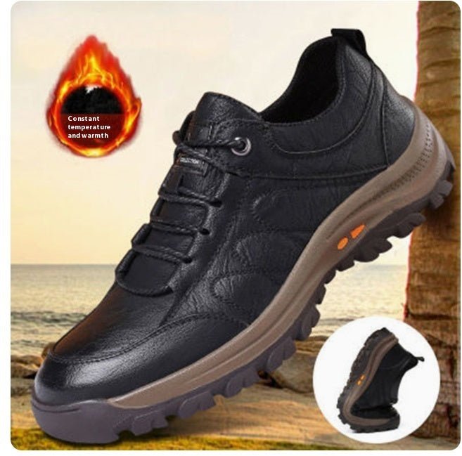 Casual Leather Shoes Outdoor Hiking Shoes - TS Store