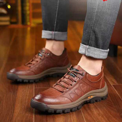 Casual Leather Shoes Outdoor Hiking Shoes - TS Store