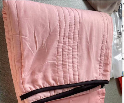 Cooling Blankets Pure Color Summer Quilt Plain Summer Cool Quilt Compressible Air - conditioning Quilt Quilt Blanket - TS Store