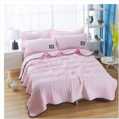 Cooling Blankets Pure Color Summer Quilt Plain Summer Cool Quilt Compressible Air - conditioning Quilt Quilt Blanket - TS Store