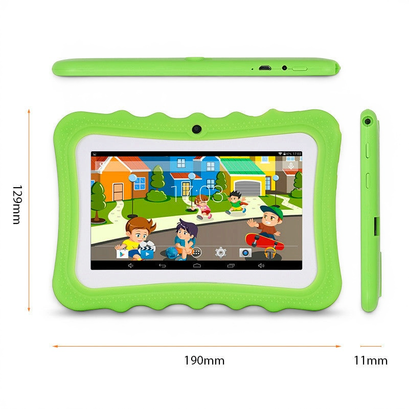 7 Zoll Kinder A33 Quad-Core Student Cartoon Tablet-Computer