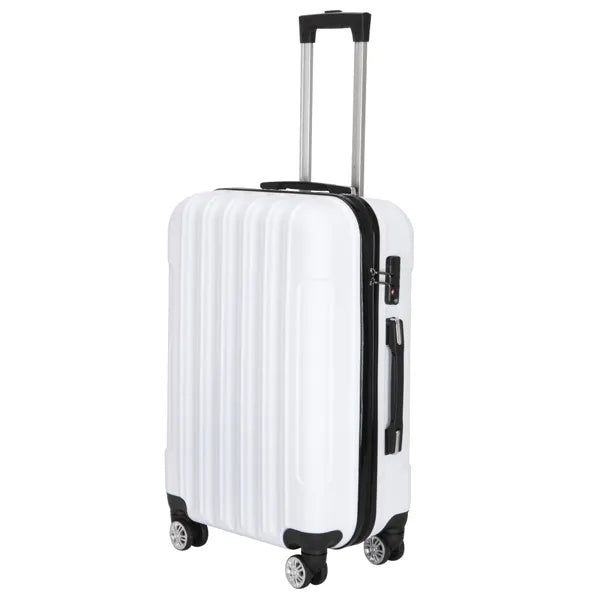 3-in-1 Multifunktionaler Reisekoffer mit großem Fassungsvermögen, Weiß