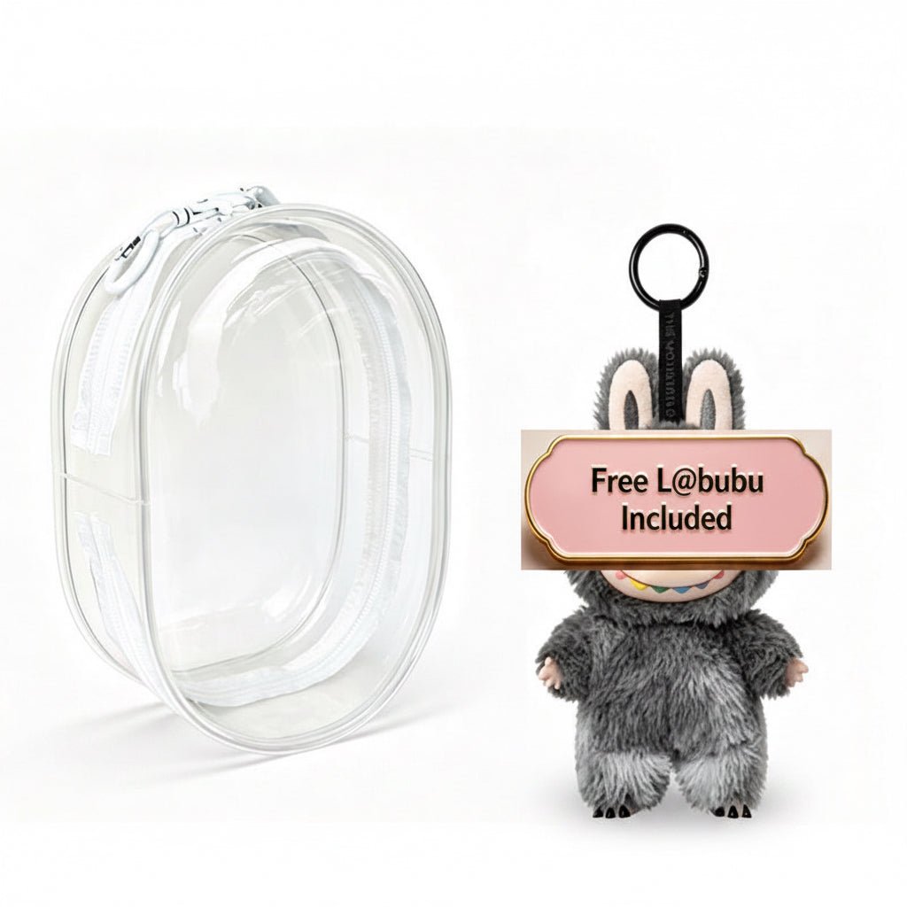Doll Backpack,Mini Storage Case,PVC Dustproof Small Doll Bag For Mini Dolls Figures,labubu Doll Bag - TS Store