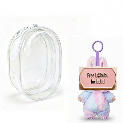 Doll Backpack,Mini Storage Case,PVC Dustproof Small Doll Bag For Mini Dolls Figures,labubu Doll Bag - TS Store
