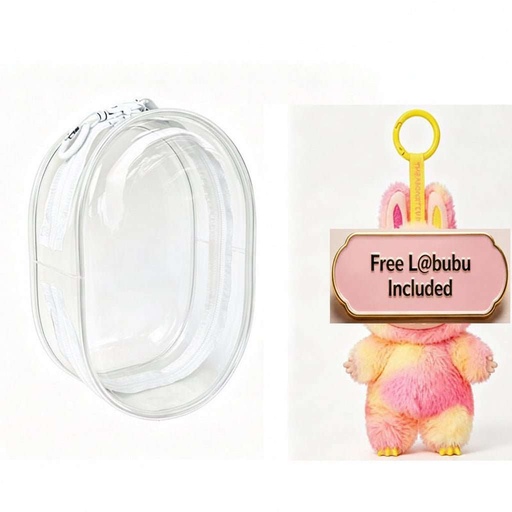 Doll Backpack,Mini Storage Case,PVC Dustproof Small Doll Bag For Mini Dolls Figures,labubu Doll Bag - TS Store
