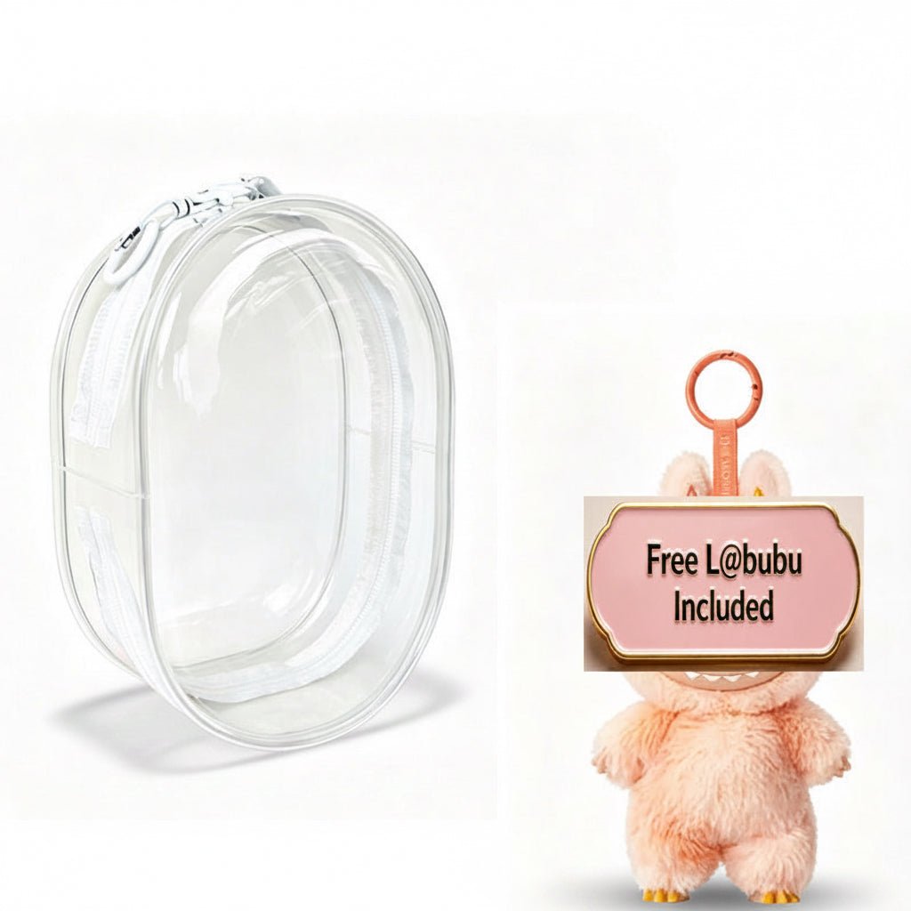 Doll Backpack,Mini Storage Case,PVC Dustproof Small Doll Bag For Mini Dolls Figures,labubu Doll Bag - TS Store