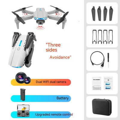 E99pro Aerial Drone 4k High - definition Dual Camera Three Sided Camera - TS Store