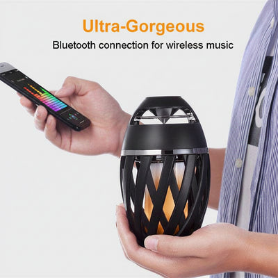 Flight - carrying Flame Bluetooth Speaker Box Home Decoration - TS Store