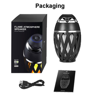 Flight - carrying Flame Bluetooth Speaker Box Home Decoration - TS Store