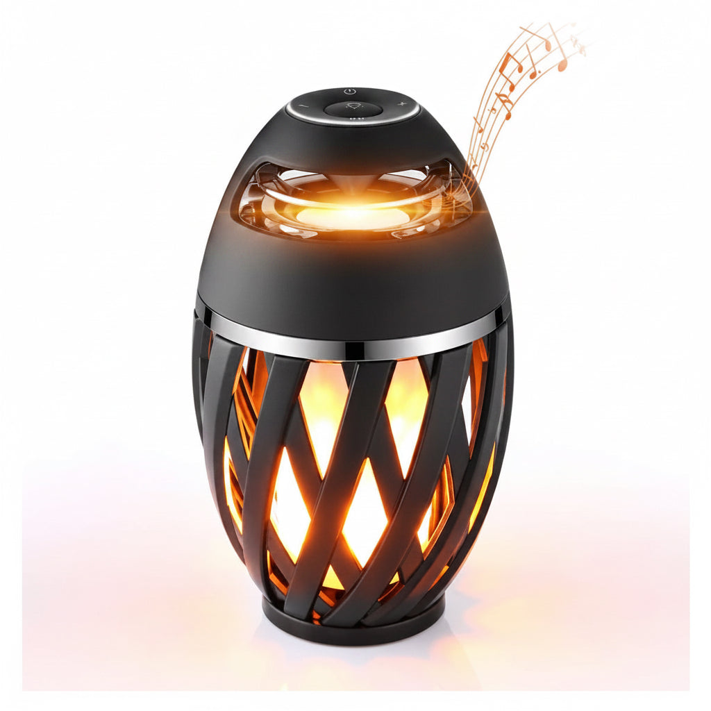 Flight - carrying Flame Bluetooth Speaker Box Home Decoration - TS Store